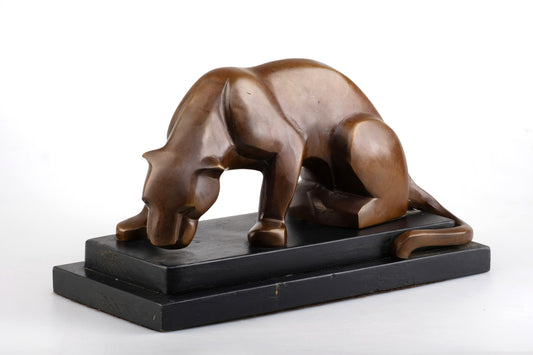 ART DECO “SITTING PANTHER”